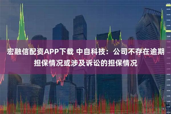 宏融信配资APP下载 中自科技：公司不存在逾期担保情况或涉及诉讼的担保情况